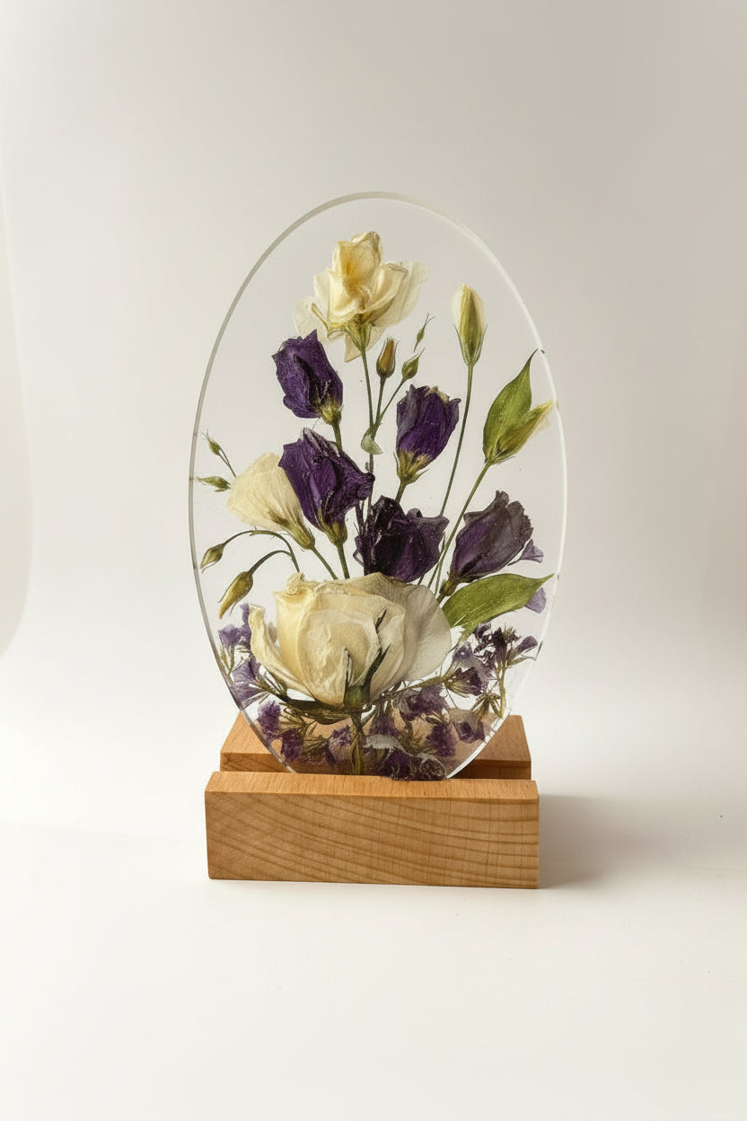 Resin flowers