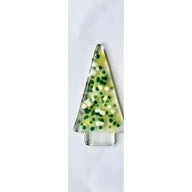 Tree tea light — greens & white (daylight)